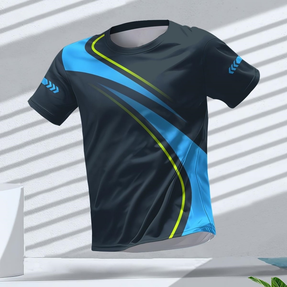 Badminton Asia - Summer Men's T-Shirt Running Fitness Sports