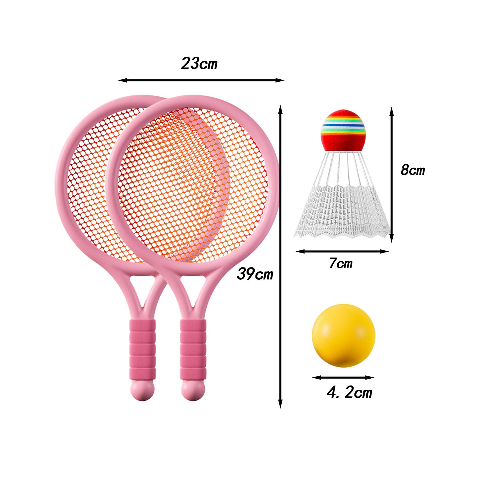 Badminton Fun Game - Kids Tennis Set with Rackets And