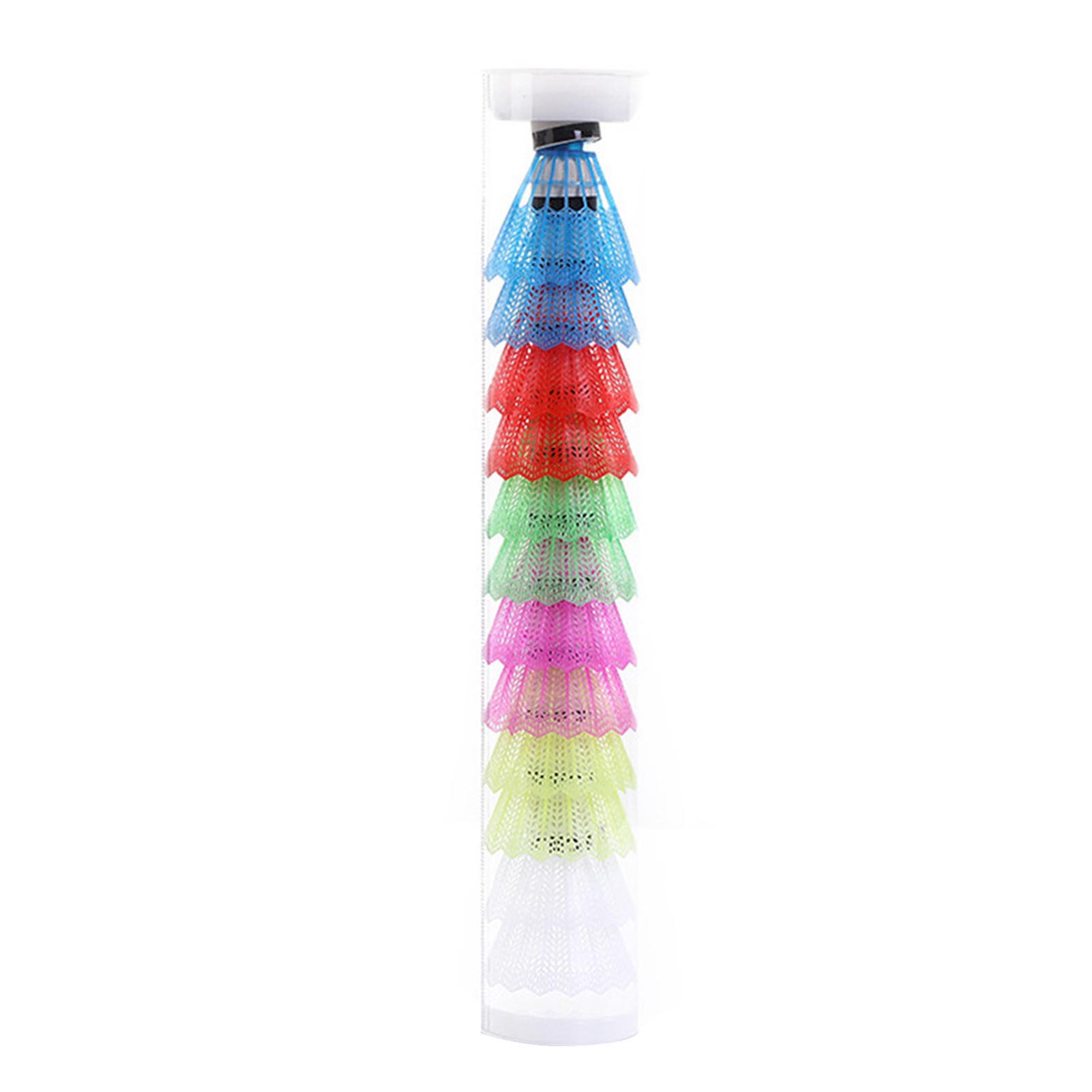 Badminton Fun Game - 12pcs White Badminton Shuttlecocks Practical Design