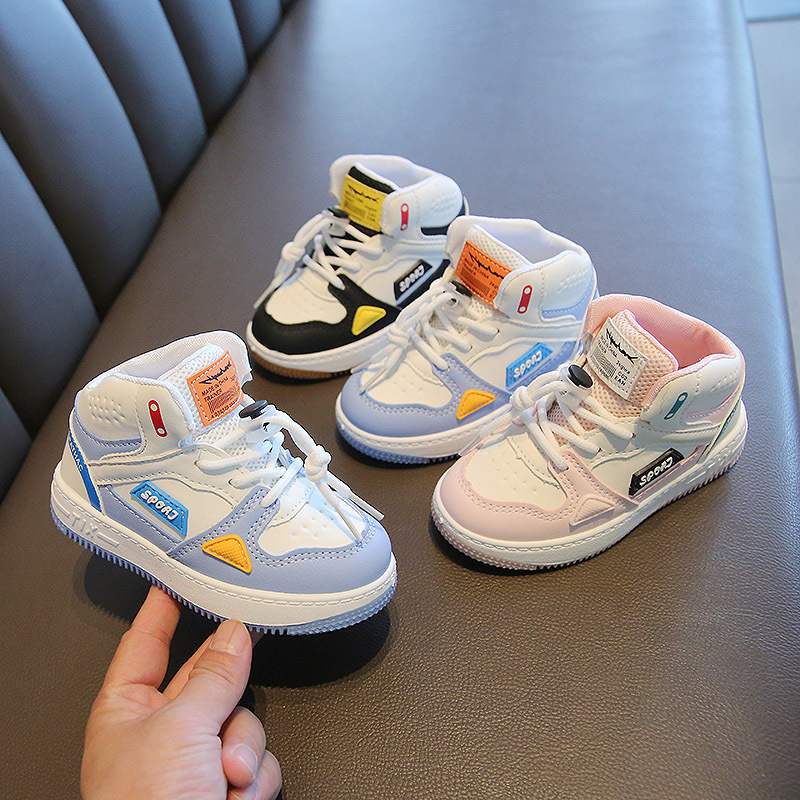 Badminton Junior - Children Tennis Shoes High-top Sports Shoes