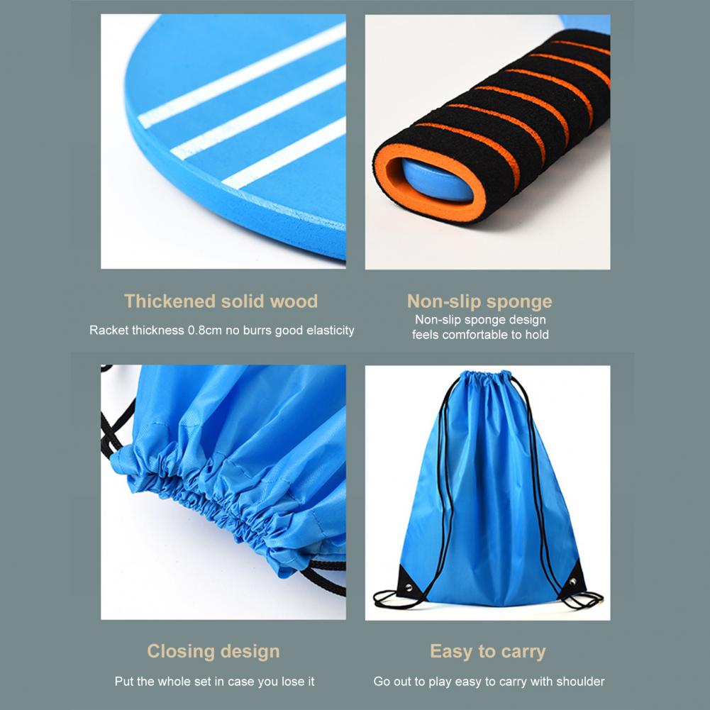 Badminton Fun Game - Anti-slip Foam Handle Beach Badminton Racket