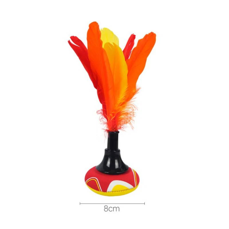 Badminton Fun Game - Fun Indian Feather Shuttlecock, Neoprene Hand