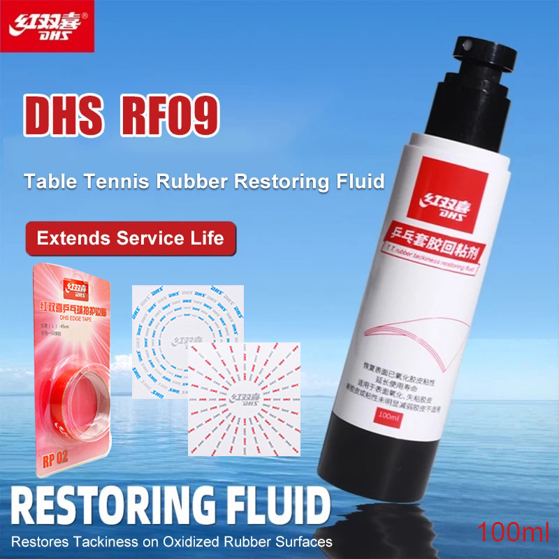DHS 100ml Table Tennis Rubber  - đánh giá và giá Badminton Background