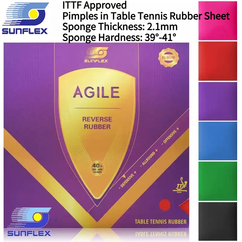 SUNFLEX AGILE Colorful Table T - đánh giá và giá Badminton Background