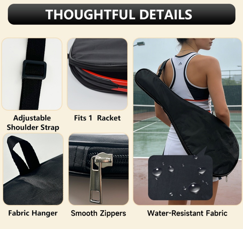 Tennis Racket Cover Portable S - đánh giá và giá Racket Cover Bag