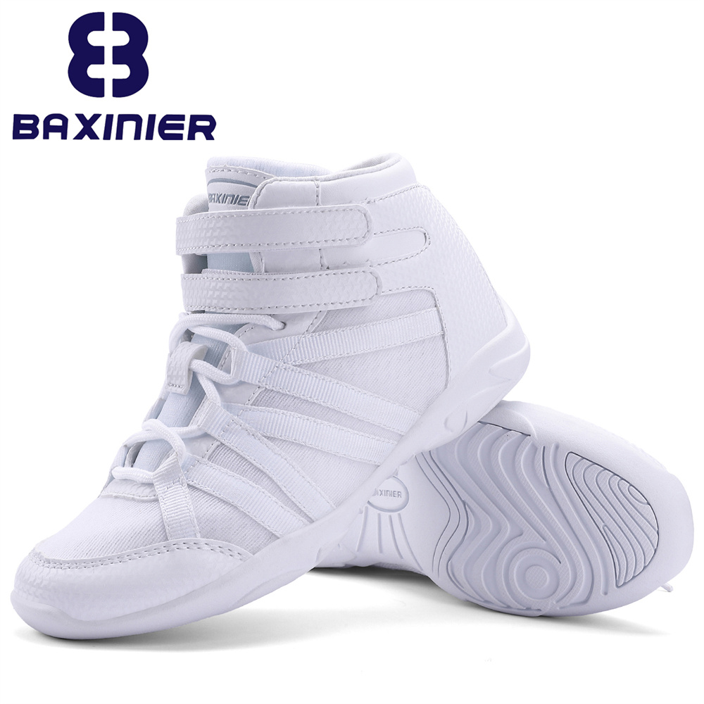 BAXINIER Girls White High Top  - đánh giá và giá Badminton Youth
