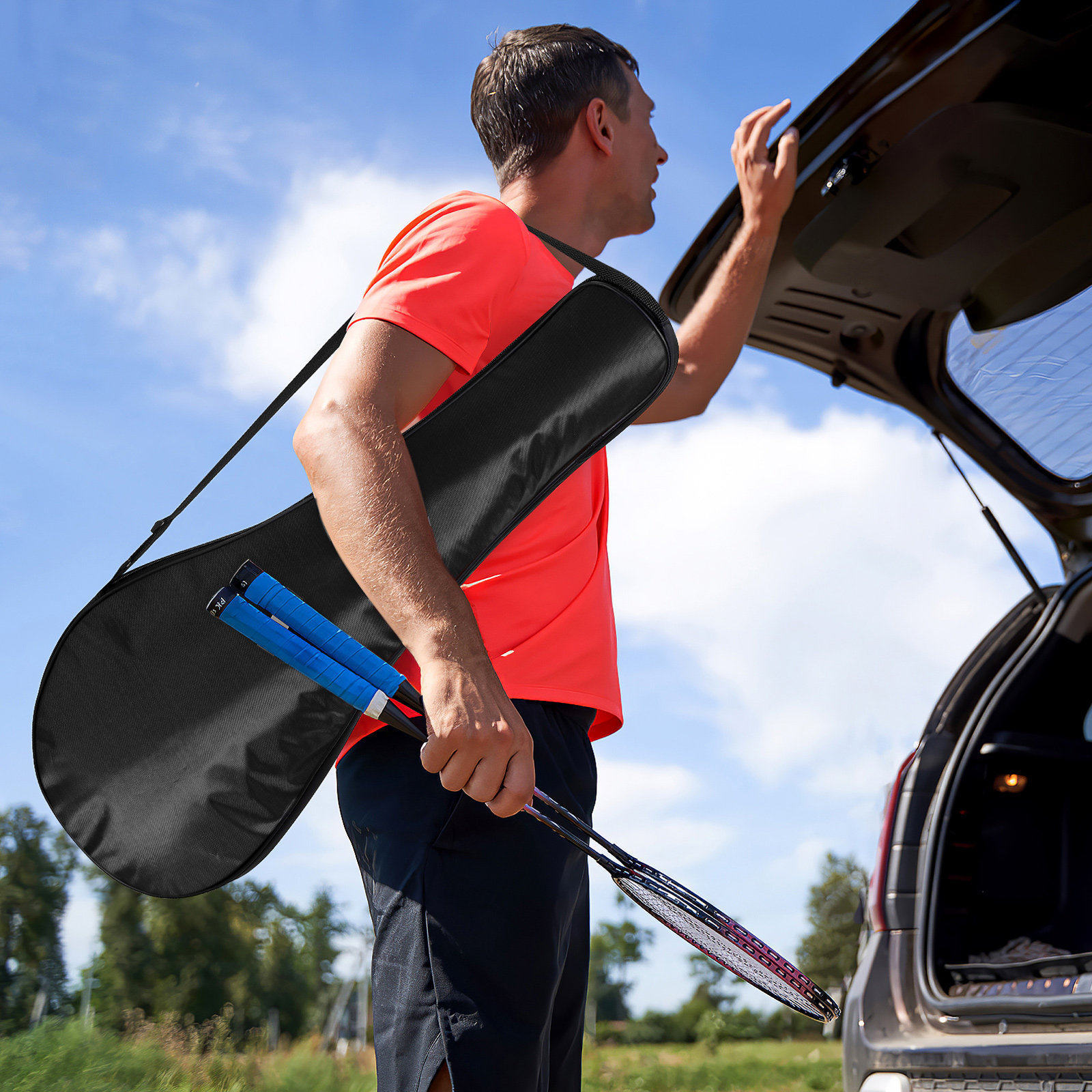 Outdoor Badminton Bag Sports R - đánh giá và giá Racket Cover Bag