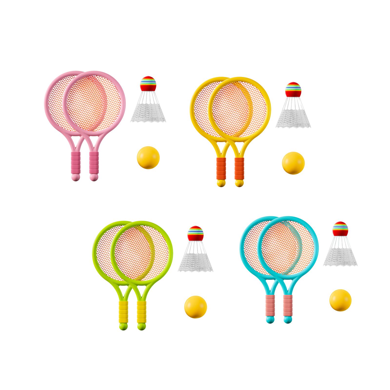 Kids Tennis Set with Rackets A - đánh giá và giá Badminton Fun Game