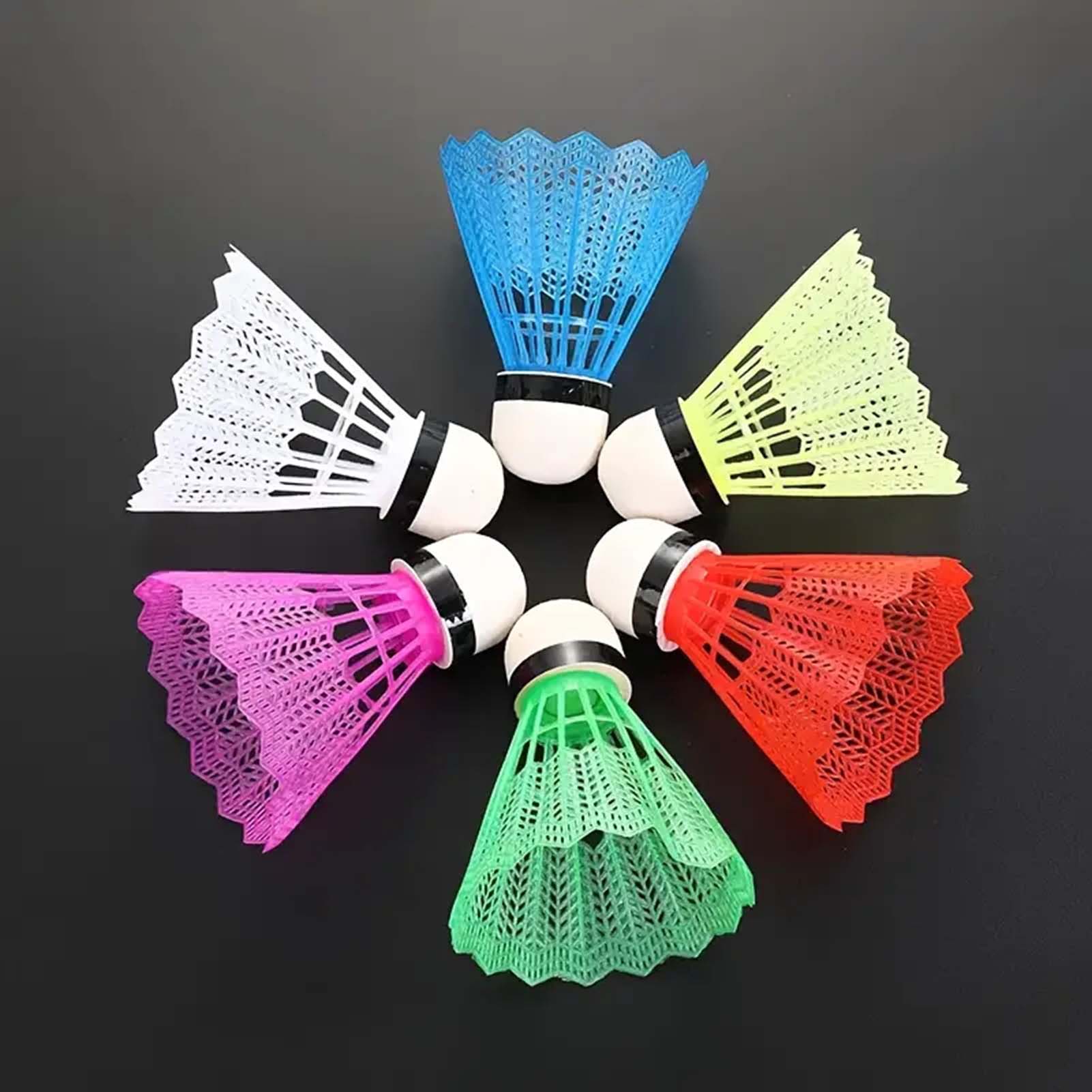 12Pcs Badminton Plastic White  - đánh giá và giá Badminton Fun Game
