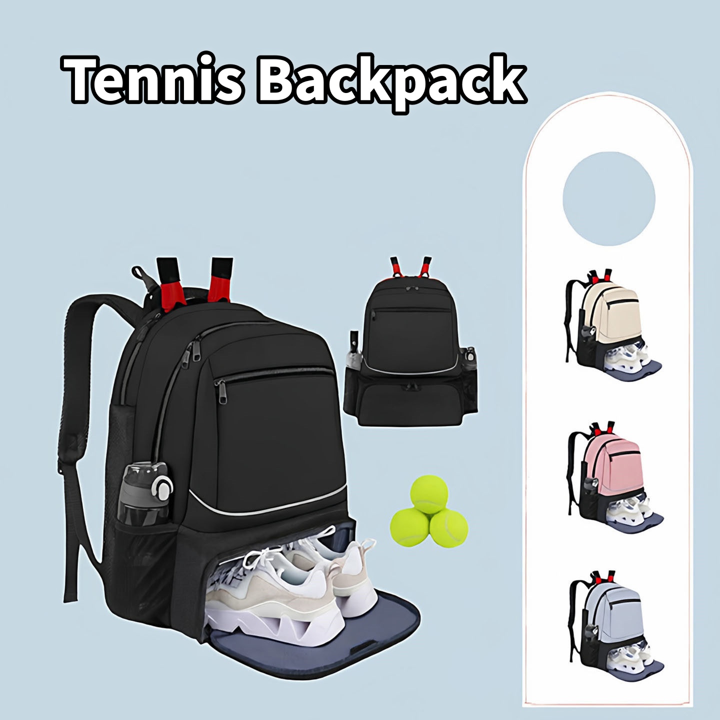 Tennis Backpack Large Capacity - đánh giá và giá Badminton Xxl