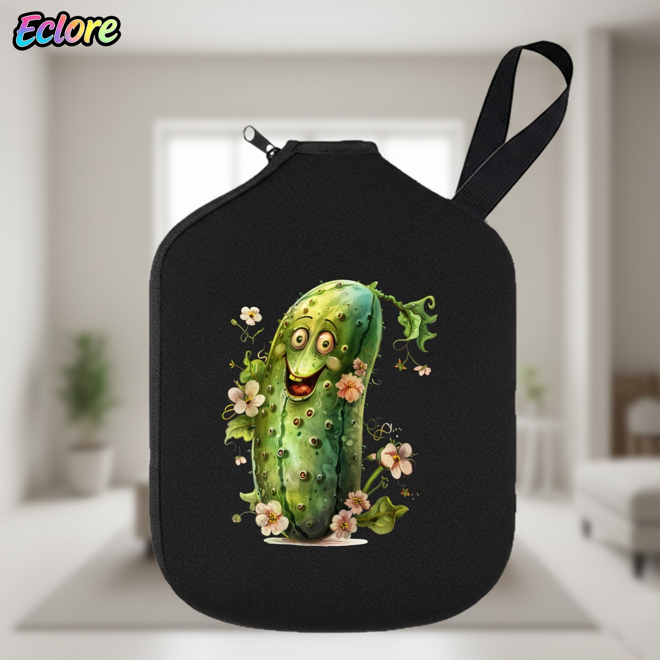Cartoon Smile Pickleball Paddl - đánh giá và giá Racket Cover Bag