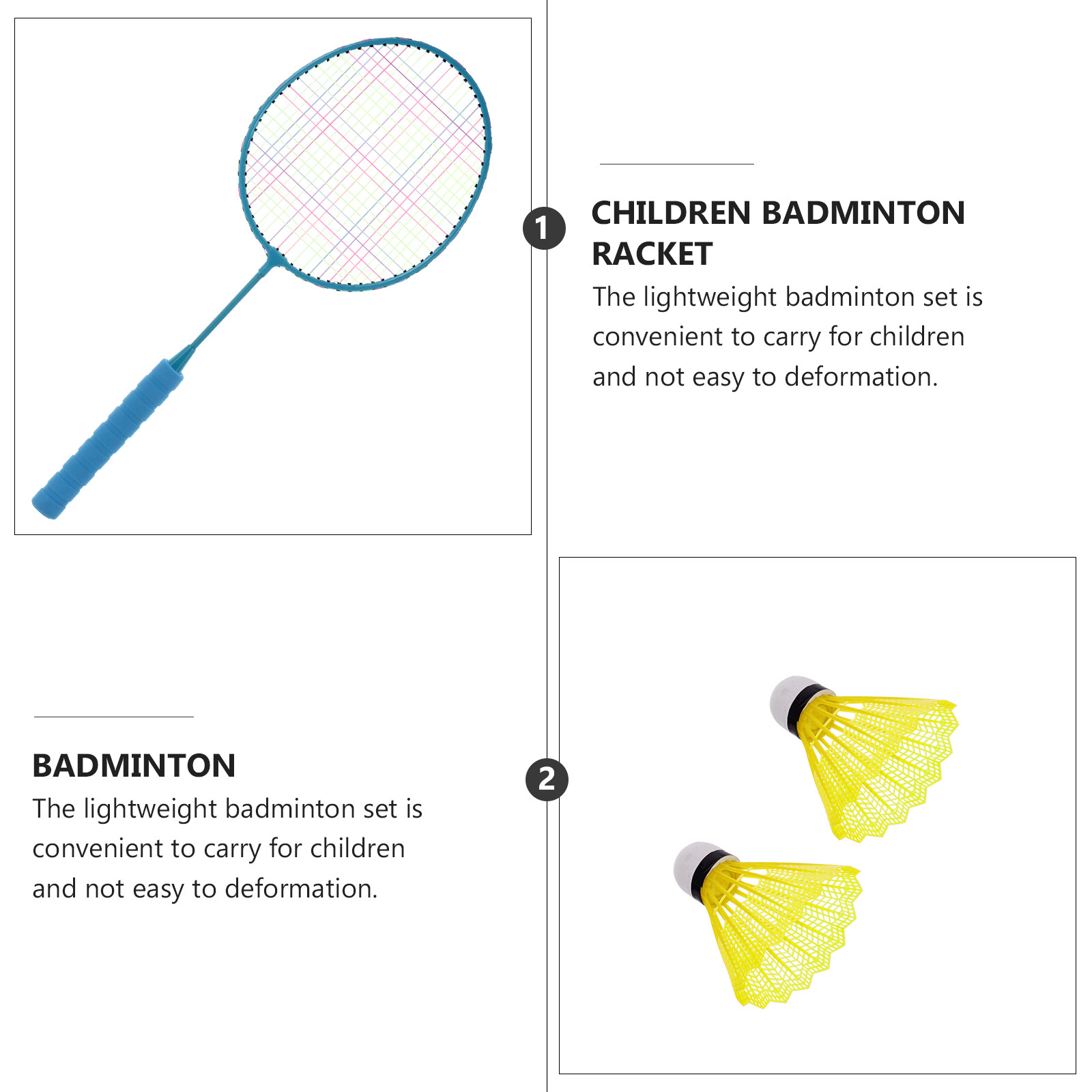 1Set Kids Badminton Racket Kit - đánh giá và giá Badminton Fun Game